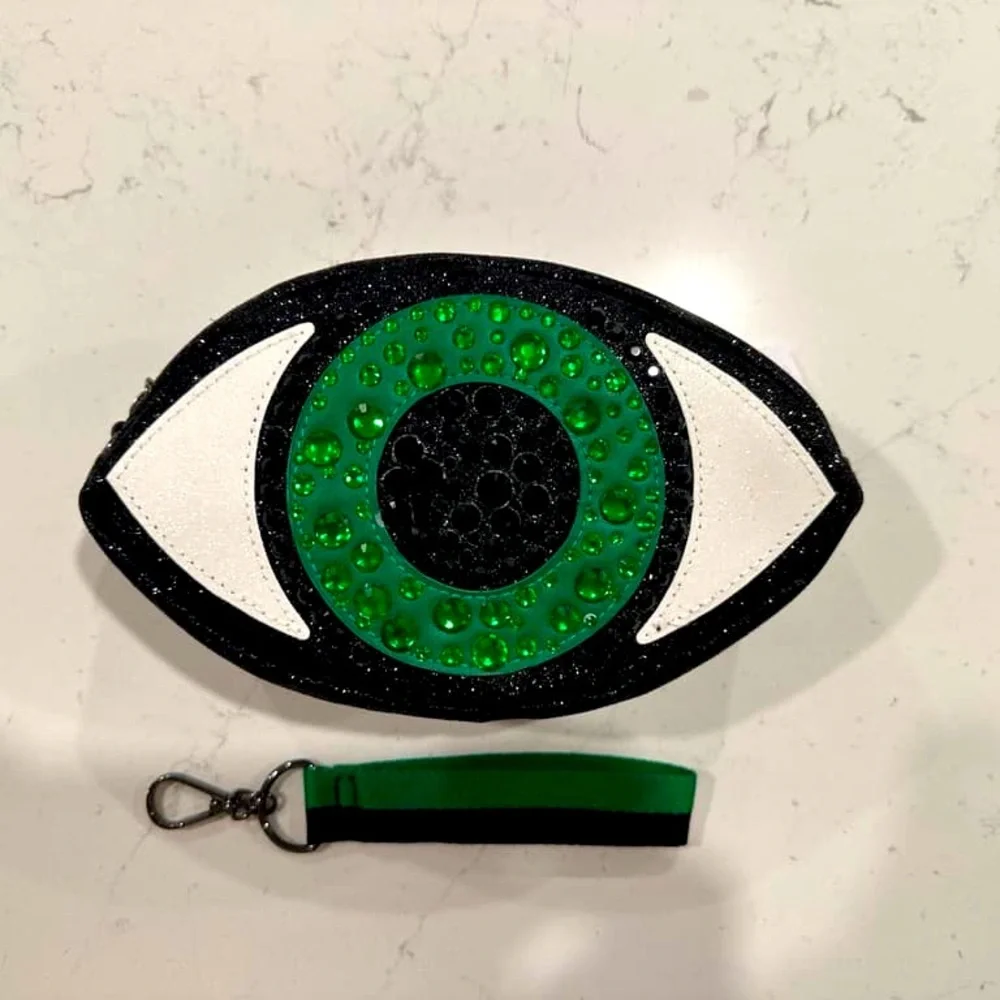 Bath & Body Works Halloween 2024 Eyeball Clutch purse or cosmetic bag NEW